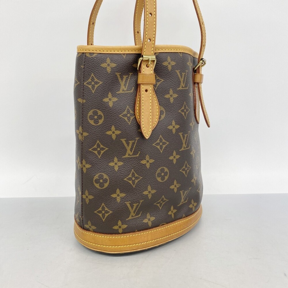 Louis Vuitton Monogram Bucket PM Tote Bag M42238 Brown (Women's) - Picture 2 of 10